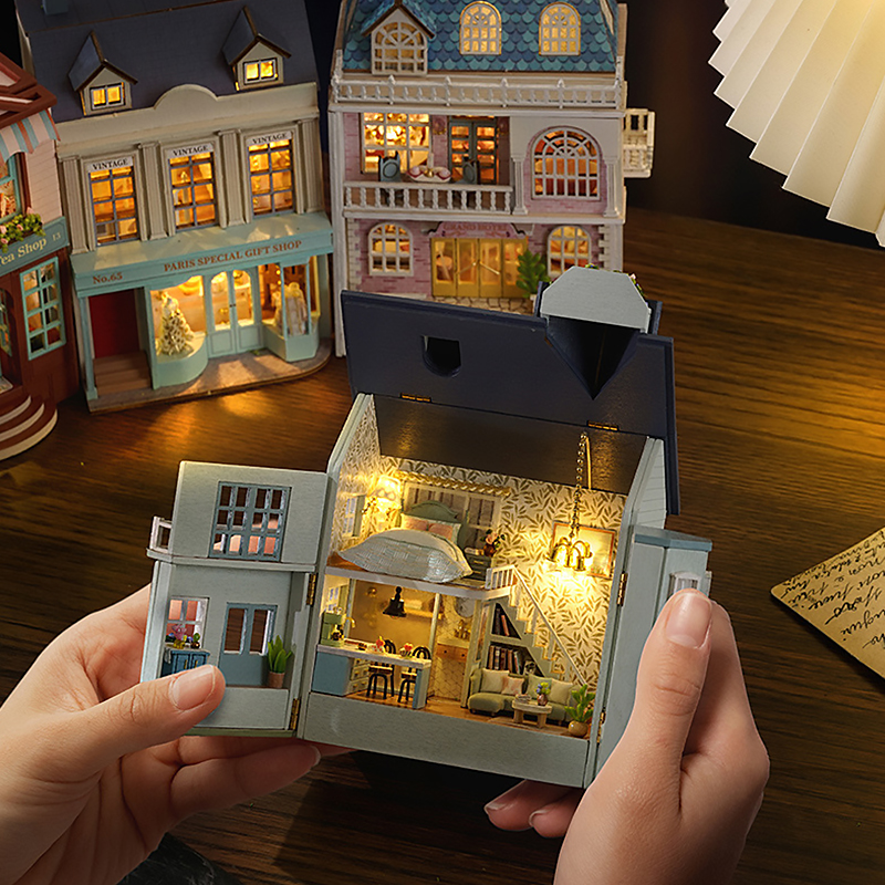 DIY Mini Wooden Dollhouse With - Philodendron Pink Princess review and price