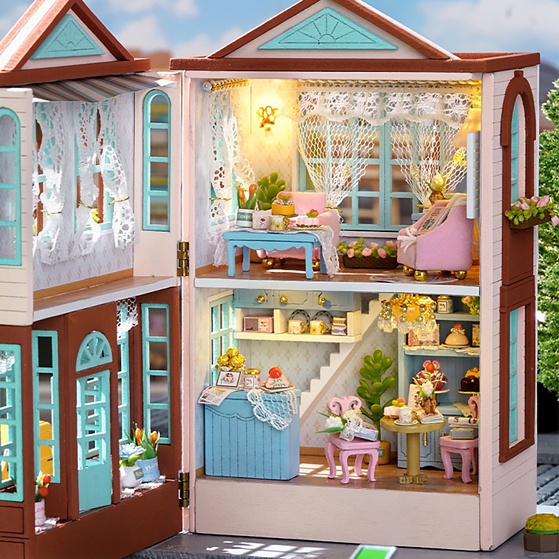 DIY Mini Wooden Dollhouse With - Philodendron Pink Princess review and price