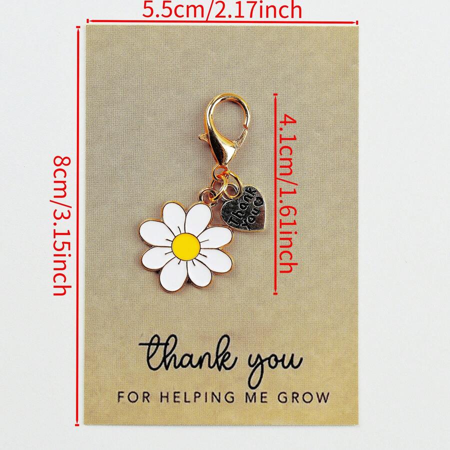 Enamel Daisy Keychains With Th - Parent Of Plant review and price