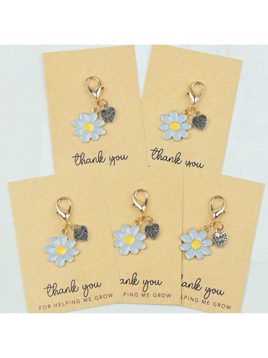 Enamel Daisy Keychains With Th - Parent Of Plant review and price